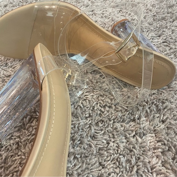 Jf High Heel - Brown Soles and Clear Straps - Picture 3 of 8